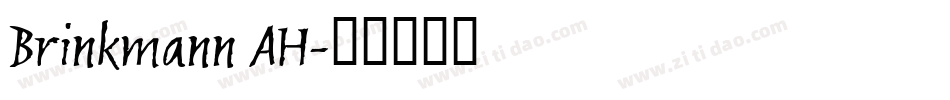 Brinkmann AH字体转换